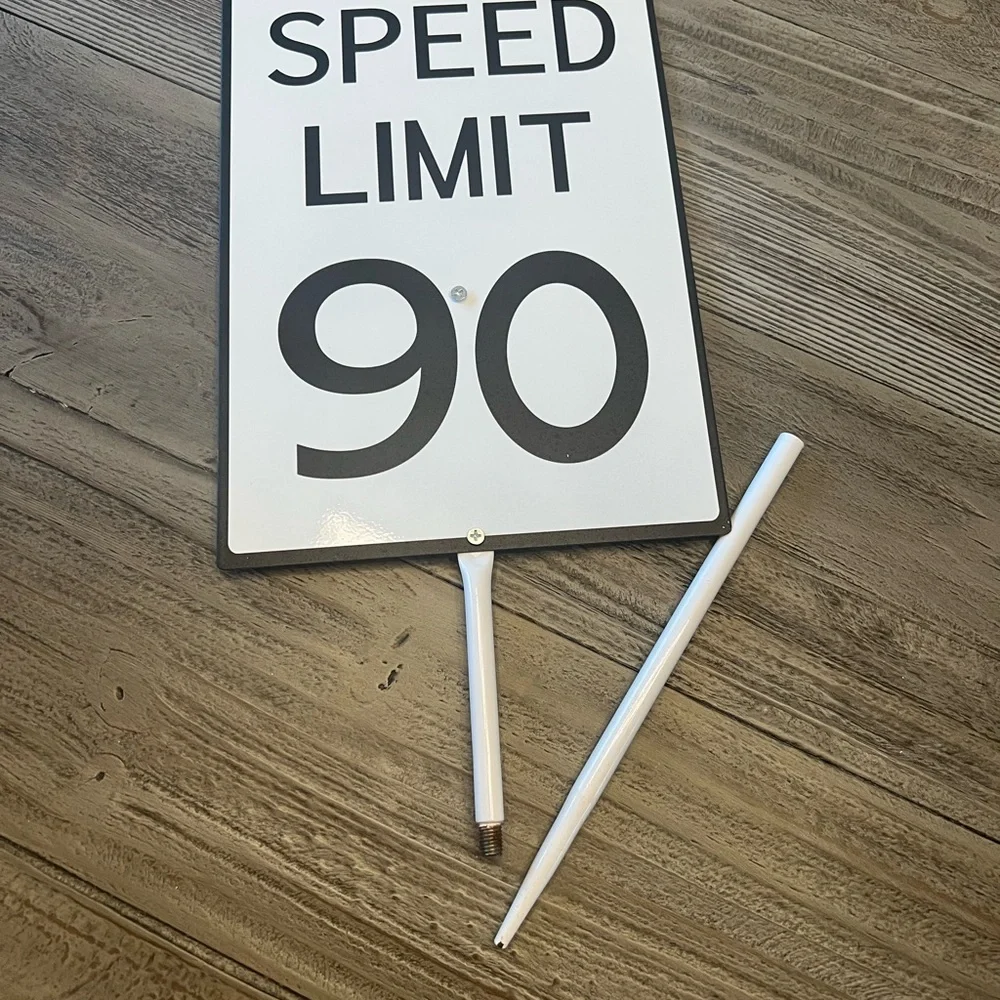 Speed Limit 90 Aluminum Sign
